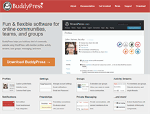Tablet Screenshot of buddypress.org