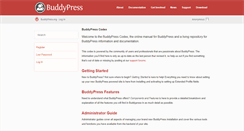Desktop Screenshot of codex.buddypress.org