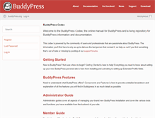 Tablet Screenshot of codex.buddypress.org